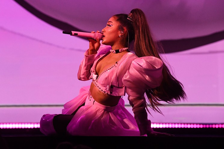 On Sunday night, Grande had no trouble attracting fans despite the fact it was the series conclusion for Game of Thrones.  - PHOTO BY KEVIN MAZUR/GETTY IMAGES FOR ARIANA GRANDE