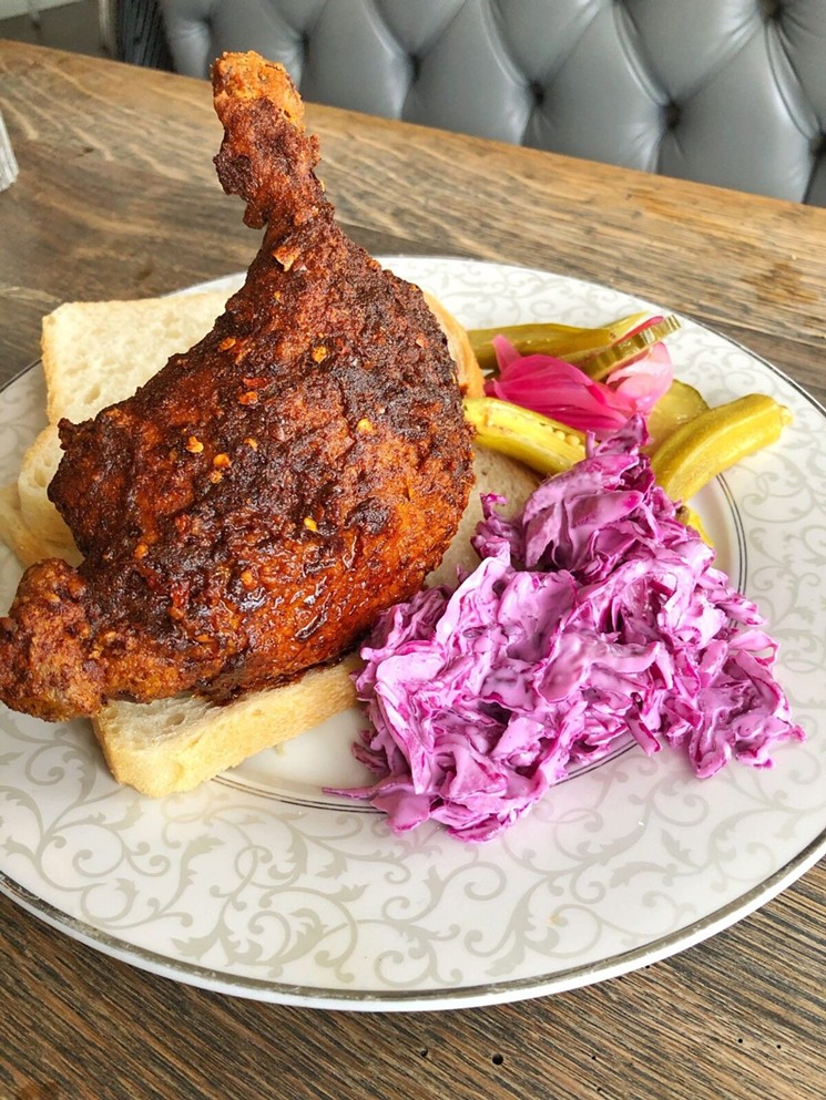 The Hot Duck Confit at Julep spices up summer eating. - PHOTO BY ALBA HUERTA