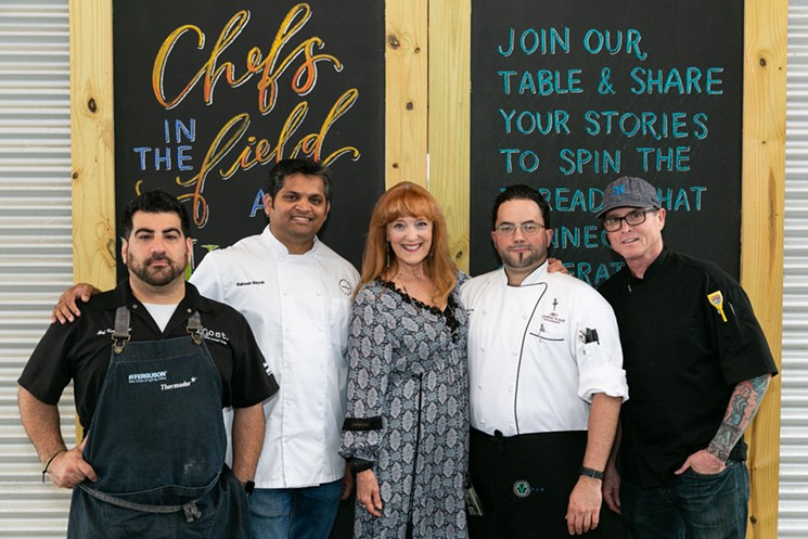 Gracie Cavnar brings Houston's top chefs in on her mission. - PHOTO BY SHAWN CHIPPENDALE
