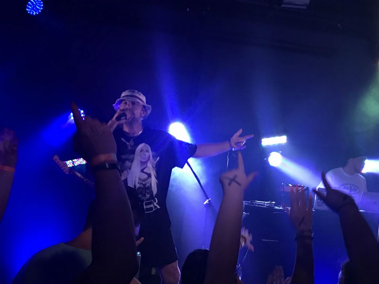 The small but engaged crowd promised to grow Houston interest for SonReal's music. - PHOTO BY JESSE SENDEJAS JR.