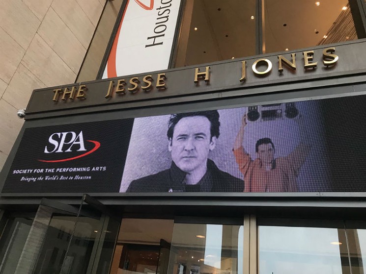 Cusack visited Houston to screen Say Anything and discuss the 30 year-old film and his career - PHOTO BY JESSE SENDEJAS JR.