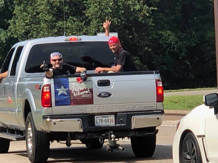 Texas Patriot Network members sending their regards - PHOTO BY DR. DAVID MICHAEL SMITH