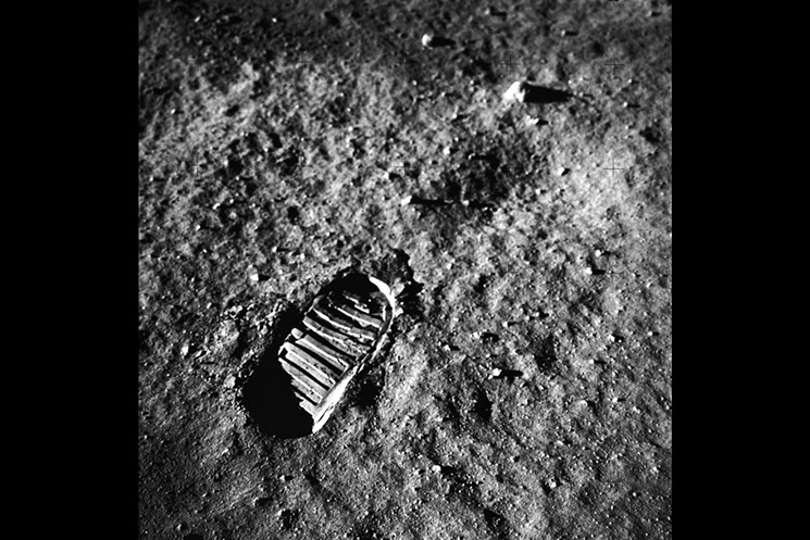 Edwin (Buzz) Aldrin described the lunar surface as magnificent desolation. - PHOTO BY NASA