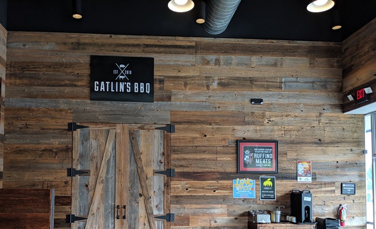 Gatlin's BBQ has expanded to a larger location since opening in a tiny cottage in 2010. - PHOTO BY CARLOS BRANDON