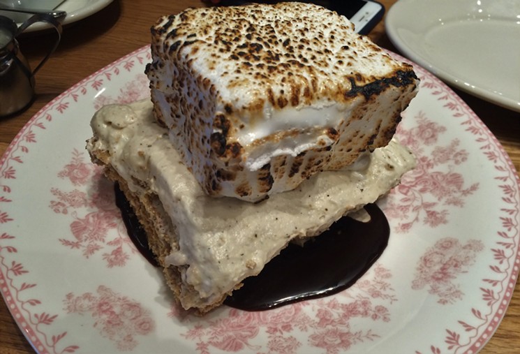 A toasted, homemade giant marshmallow is a fluffy piece of heaven. - PHOTO BY LORRETTA RUGGIERO