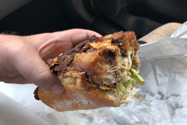 Hands down, my favorite sandwich of the trip was the Johnny's Special at Voltaco's in Ocean City. - PHOTO BY JEFF BALKE