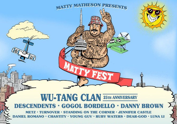 Matty Fest is a small fest with big name talent - FESTIVAL POSTER