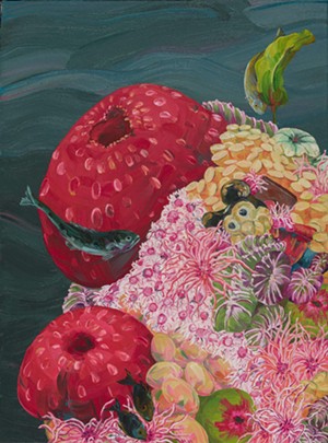 Strawberry Anemone by Melissa Miller. - PHOTO BY MELISSA MILLER AND MOODY GALLERY
