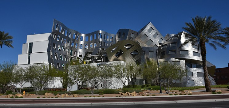 The Lou Ruvo Center for Brain Health was designed by Architect Frank Gehry. - PHOTO BY GLYN LOWE PHOTOWORKS/FLICKR VIA CC; PHOTO HAS BEEN CROPPED