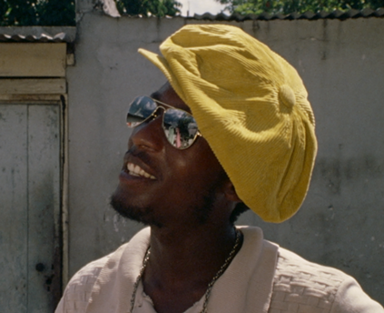 Jimmy Cliff's yellow hat would make the transition from his character Ivan's civilian life to his later crime-driven existence. - SCREEN SHOT/COURTESY OF SHOUT! FACTORY