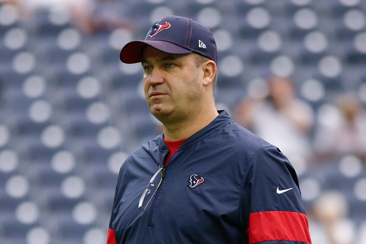 Bill O'Brien's game management almost cost the Texans a win on Sunday. - PHOTO BY ERIC SAUSEDA