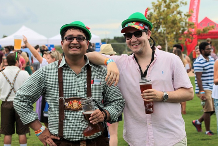 Head to the Water Works at Buffalo Bayou Park to celebrate Oktoberfest, Houston-style. - PHOTO BY DOOGIE ROUX