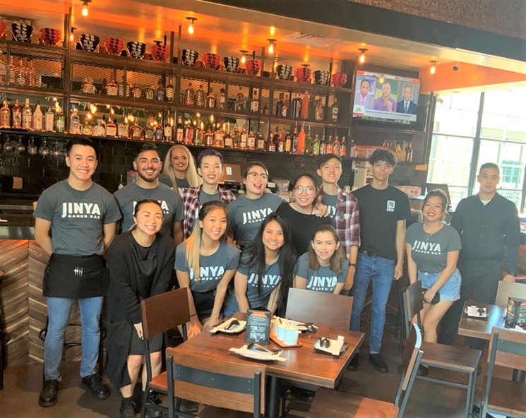 The team at JINYA Heights is ready to serve the ramen. - PHOTO BY FERDIE BIRONDO
