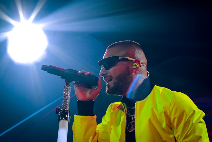 Maluma Baby performed an uptempo and highly energetic show in Houston. - PHOTO BY MARCO TORRES