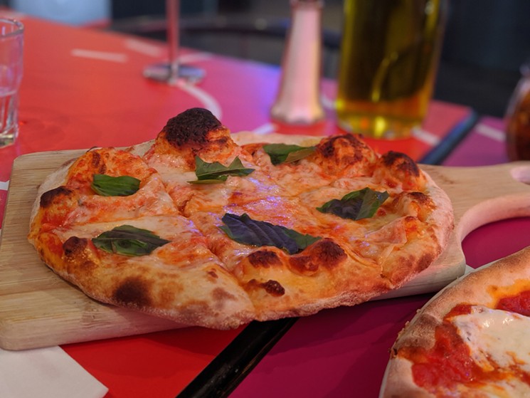 Margherita pizza at Piola in Midtown - PHOTO BY CARLOS BRANDON