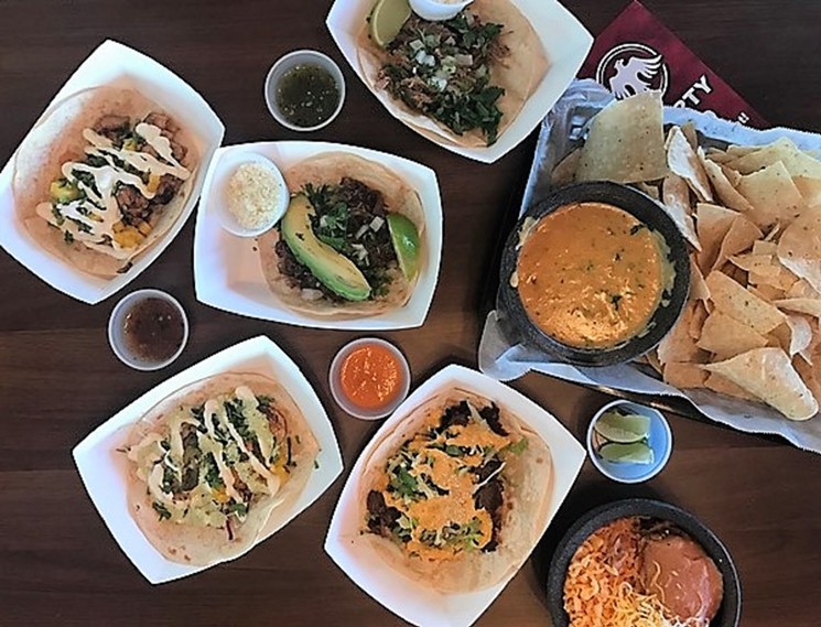 So many yummy tacos to try at Liberty Taco. - PHOTO BY CUC LAM