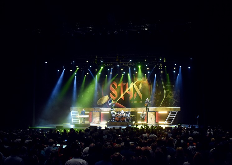 Styx performing at Smart Financial Centre on October 3, 2019. - PHOTO BY CARLOS BRANDON