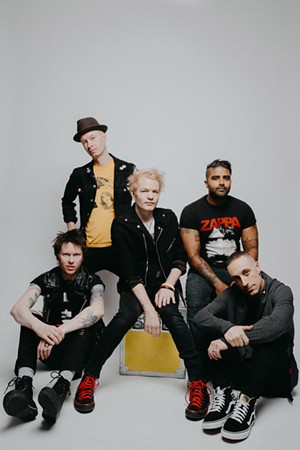 The members of Sum 41 - PHOTO BY ASHLEY OSBORN