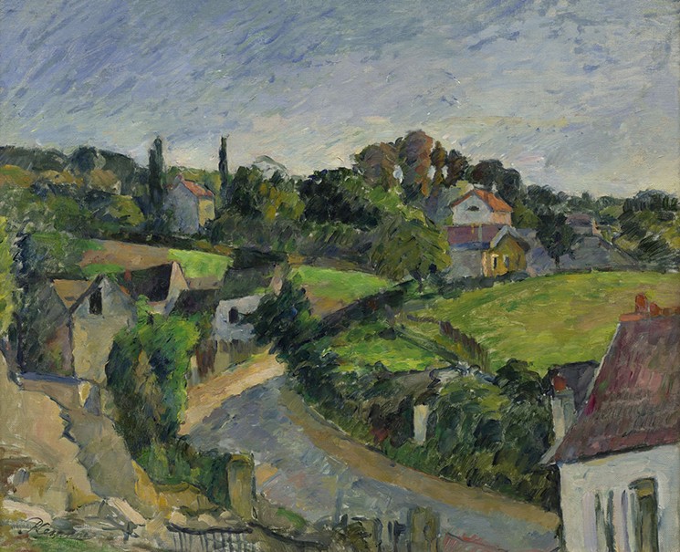 The Turning Road (La route tournante), by Paul Cézanne. - PHOTO BY THE MUSEUM OF FINE ARTS, HOUSTON