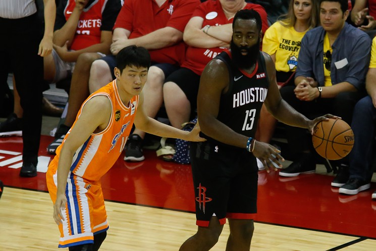 James Harden is still the leader of this team even with Westbrook. - PHOTO BY ERIC SAUSEDA