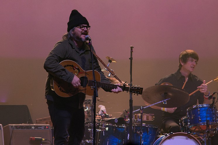 Jeff Tweedy and Wilco convinced the audience to look up from their phones. - PHOTO BY ERIC SAUSEDA