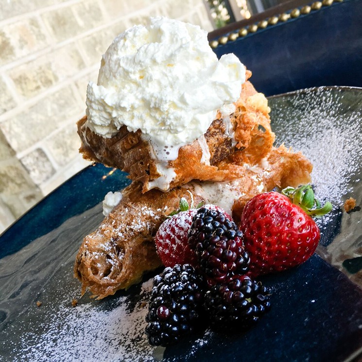 The Carnival French Toast  starts the holidays off right. - PHOTO BY DANIEL MENCHACA