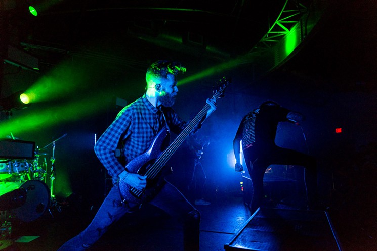 Bassist David Flinn of Chelsea Grin. - PHOTO BY JENNIFER LAKE