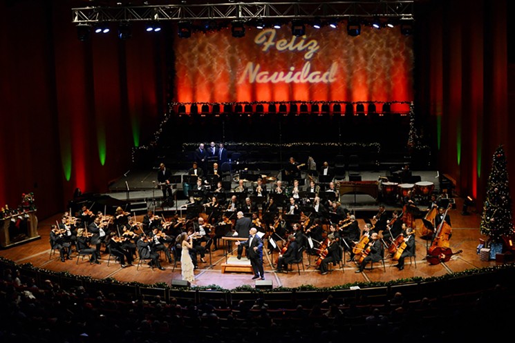 Houston Latin American Philharmonic Orchestra presents Latin carols and folk music. - PHOTO BY GWEN JUAREZ