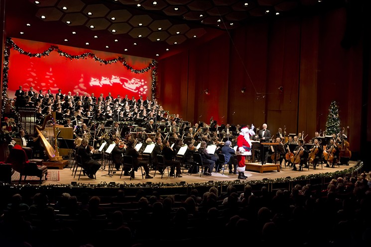 The Houston Symphony rings in joy with Very Merry Pops. - PHOTO BY ANTHONY RATHBUN