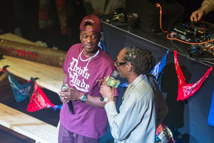 Snoop Dogg and Devin the Dude at House of Blues. - PHOTO BY JENNIFER LAKE