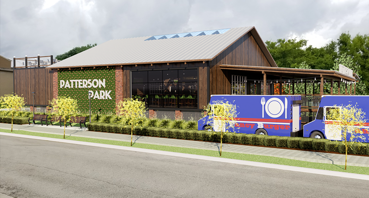 Patterson Park will be a haven in the city. - ARTIST'S RENDERING BY CRAIG SCHUSTER FOR PATTERSON PARK