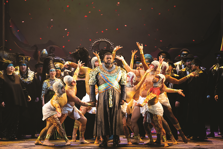 The Houston Grand Opera stages an all-new production of Aida. - PHOTO BY LYNN LANE
