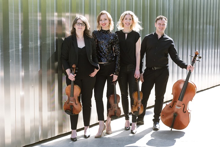 Axiom Quartet will transport listeners to the “City of Lights” circa early 20th century with this weekend's Meet Me in Paris program. - PHOTO BY LYNN LANE