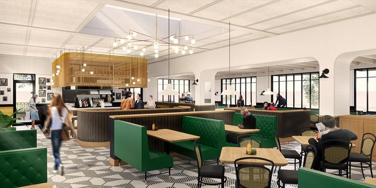 Katz's Deli  & Bar is coming to The Heights. - RENDERING BY MICHAEL HSU OFFICE OF ARCHITECTURE