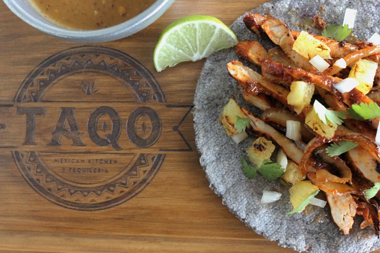 You spell it taco, they spell it taqo. - PHOTO BY CARLA BUERKLE