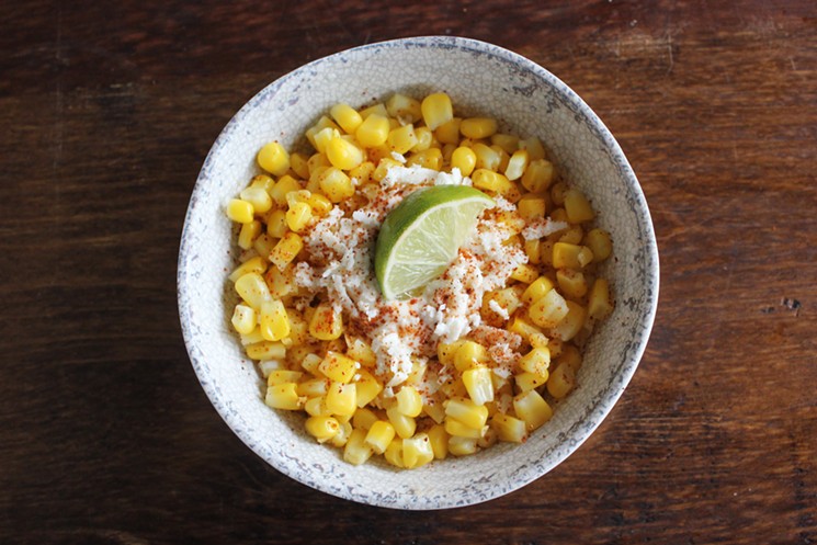 On or off the cob, elote  is delicioso. - PHOTO BY CARLA BUERKLE