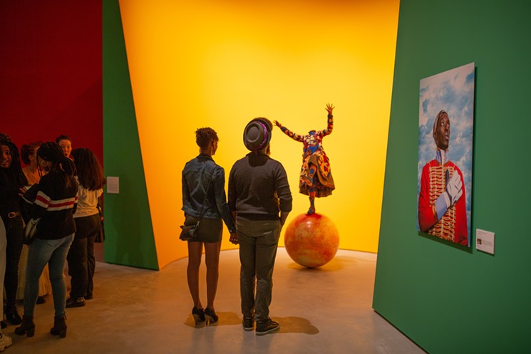Visitors can check out “Radical Revisionists: Contemporary African Artists Confronting Past and Present,” the Moody Center for the Arts’ spring exhibition, at Friday night's Spring Fling. - PHOTO BY ALLYSON HUNTSMAN