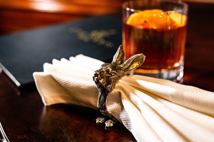 Old fashioned elegance requires an old fashioned cocktail. - PHOTO BY KIRSTEN GILLIAM