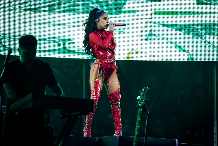 Becky G's debut studio album Mala Santa was released late last year, which included the hits "Sin Pijama" and "Mayores". - PHOTO BY MARCO TORRES