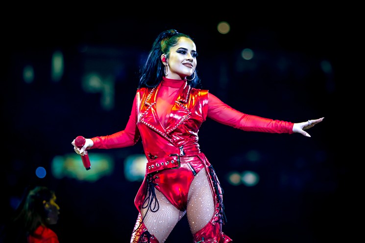 Becky G celebrated her birthday by performing for 53,114 fans at RodeoHouston. - PHOTO BY MARCO TORRES
