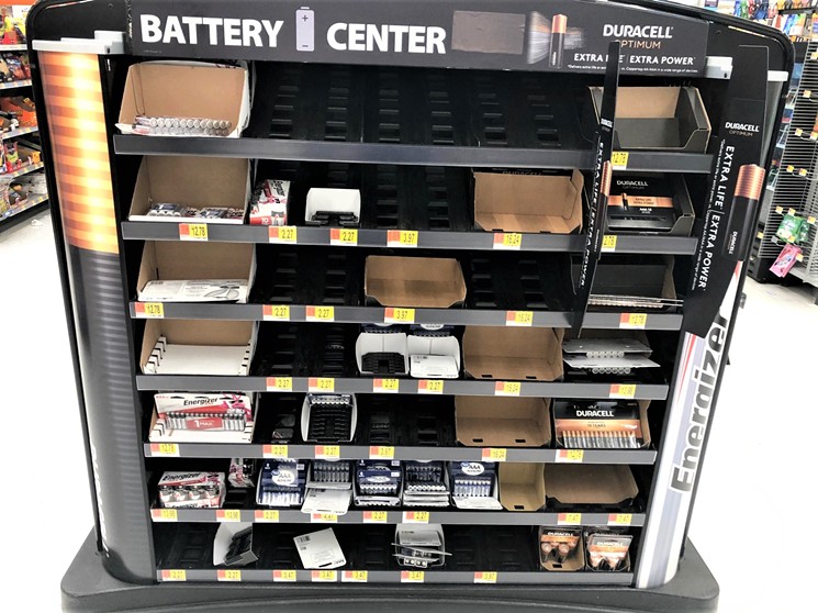 We know why you're buying all those batteries. - PHOTO BY BOB RUGGIERO