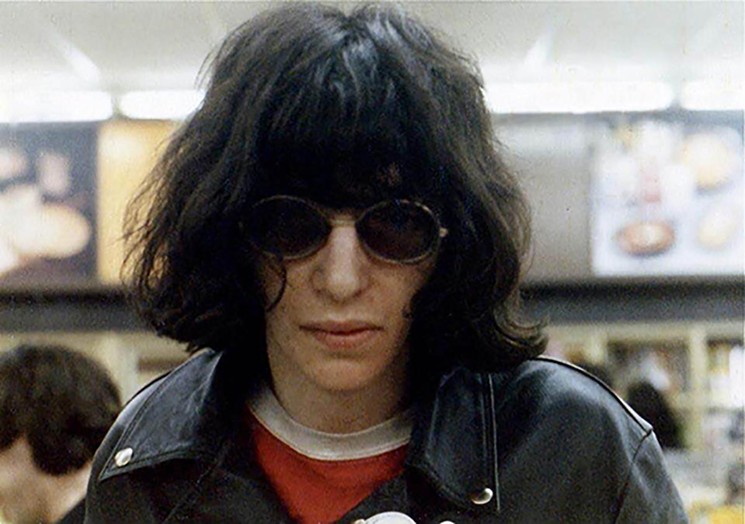 Joey Ramone at a Houston 7-Eleven store on  February 19, 1978. - PHOTO BY CHRISTIAN KIDD