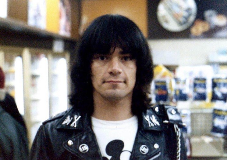 Dee Dee Ramone at a Houston 7-Eleven store on  February 19, 1978. - PHOTO BY CHRISTIAN KIDD