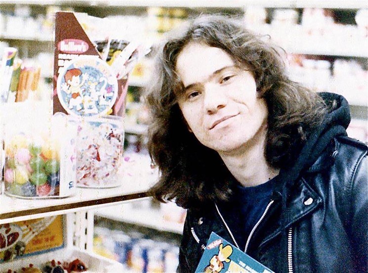 Tommy Ramone at a Houston 7-Eleven store on  February 19, 1978. - PHOTO BY CHRISTIAN KIDD
