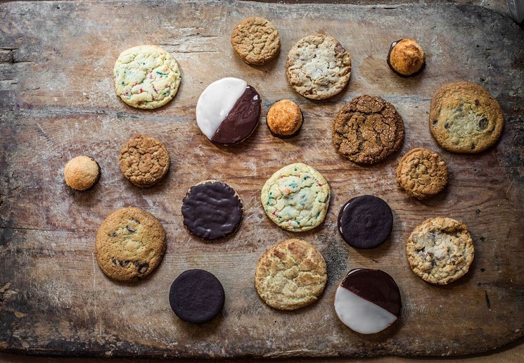 Fluff Bake Bar cookies can be pre-ordered for pick-up or delivery. - PHOTO BY JULIE SOEFER