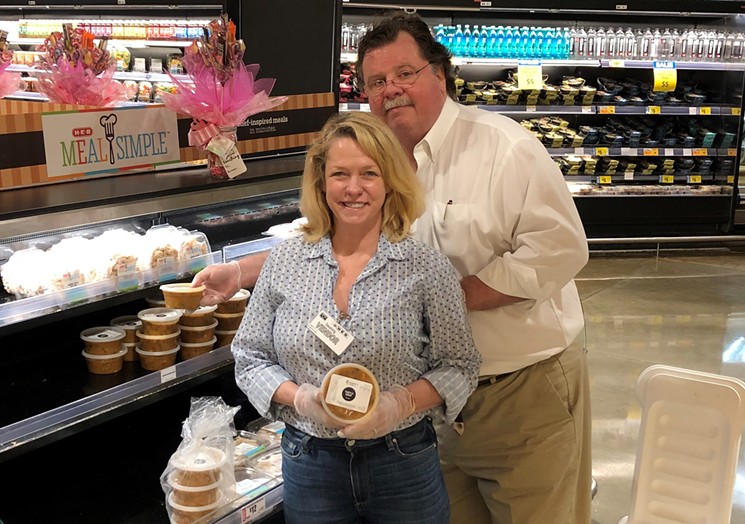 Alex Brennan-Martin and wife Robin are stocking some H-E-B stores with Brennan's Snapping Turtle Soup. - PHOTO BY ALEX BRENNAN AND H-E-B