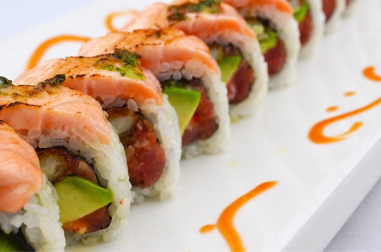 The Fish Lover is one of many sushi rolls at Redfish Grill. - PHOTO BY ROLITA CHANG