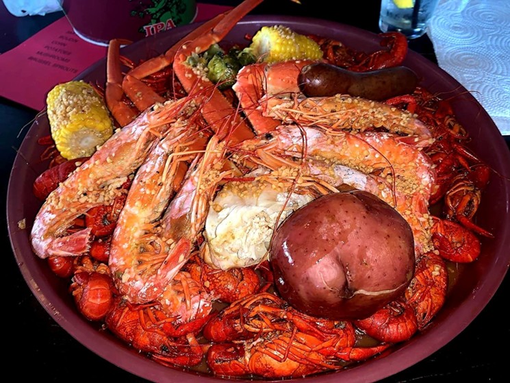 Crawfish, crab, shrimp and IPAs for the win! - PHOTO BY JOE AMATO