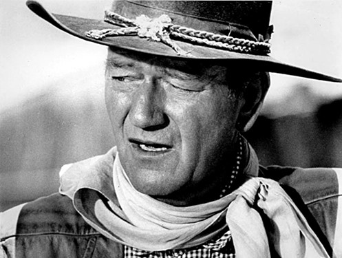 The popular image of John Wayne has long appealed to white evangelicals who have rallied to his name as a take-charge, masculine, moral representative of an previous era in American history. Even if the image didn't fit the reality. - 20TH CENTURY FOX PUBLICITY STILL/WIKICOMMONS