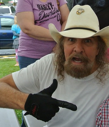 The real Artimus Pyle greeting fans in 2011. - PHOTO BY CARL LENDER/WIKICOMMONS